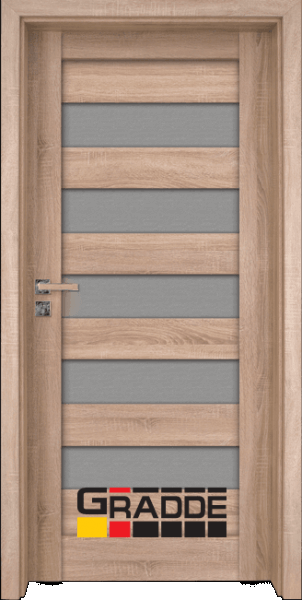 Интериорна врата Gradde Aaven Glas, Дъб Вераде