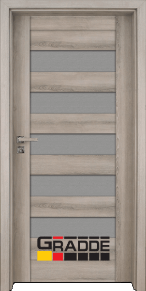 Интериорна врата Gradde Aaven Glas, Ясен Вералинга